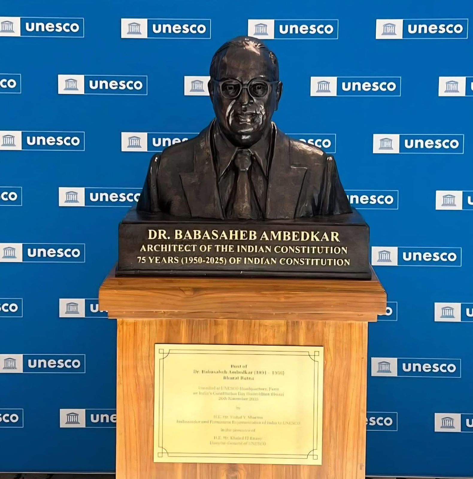 Constitution Day 2025: Unveiling of Dr. Babasaheb Ambedkar’s Statue at UNESCO Headquarters in Paris — A Moment of Pride for India