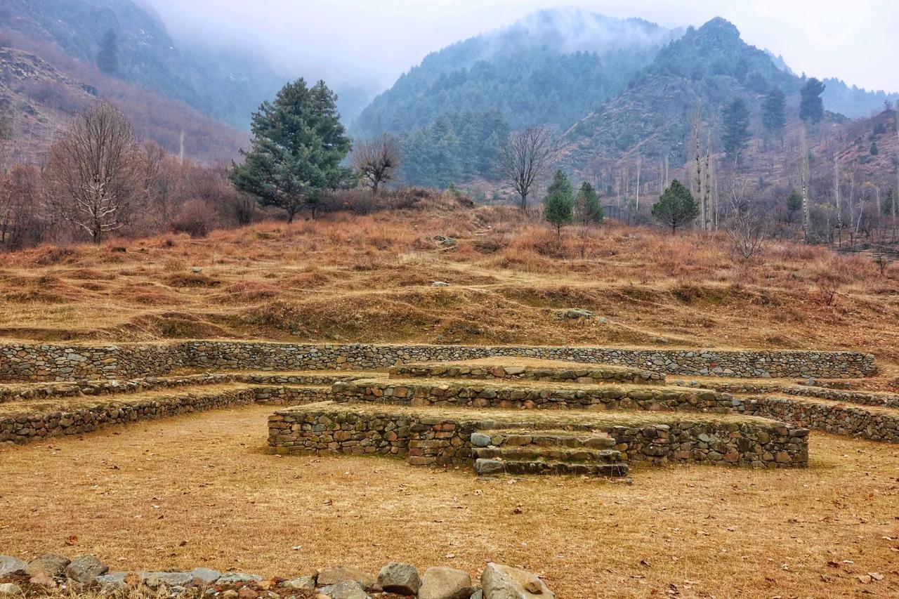Ancient Buddhist Stupa Unearthed in Kashmir